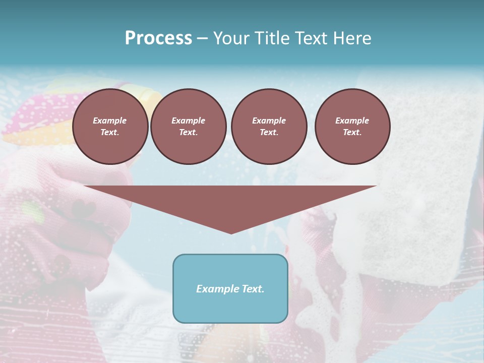 A Person Spraying Soap On Their Hands With A Spray Bottle PowerPoint Template