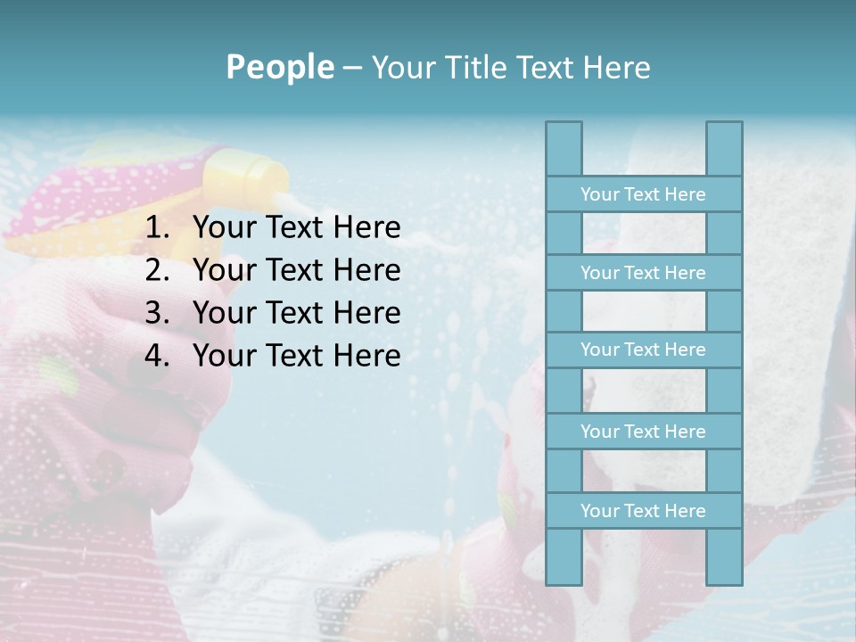 A Person Spraying Soap On Their Hands With A Spray Bottle PowerPoint Template