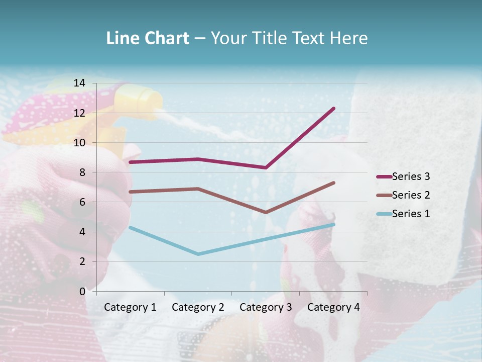 A Person Spraying Soap On Their Hands With A Spray Bottle PowerPoint Template