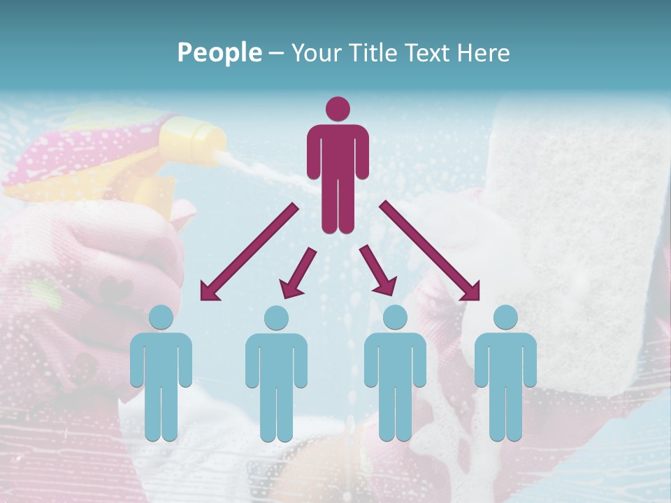 A Person Spraying Soap On Their Hands With A Spray Bottle PowerPoint Template