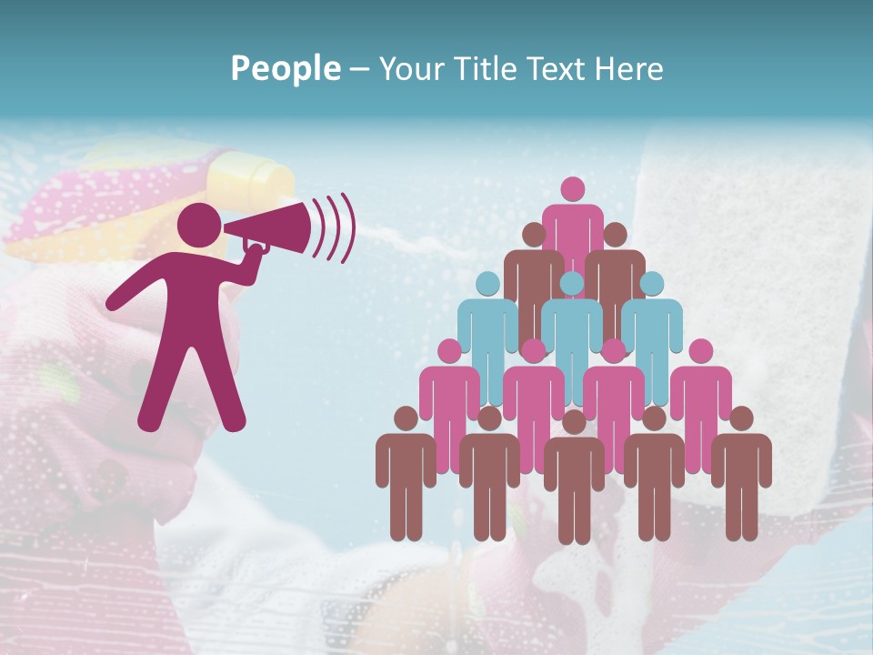 A Person Spraying Soap On Their Hands With A Spray Bottle PowerPoint Template