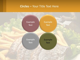 A Man And Woman Sitting At A Table With A Plate Of Food PowerPoint Template