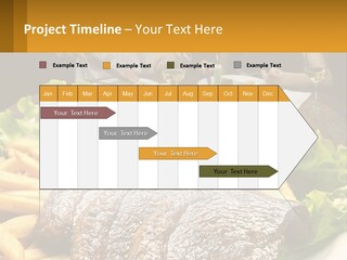 A Man And Woman Sitting At A Table With A Plate Of Food PowerPoint Template