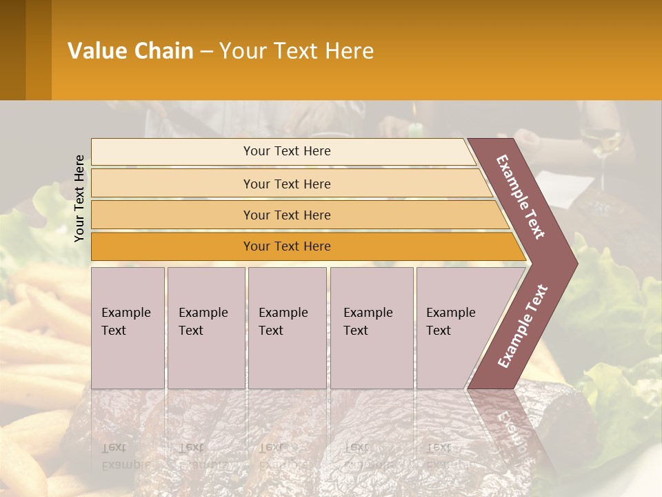 A Man And Woman Sitting At A Table With A Plate Of Food PowerPoint Template
