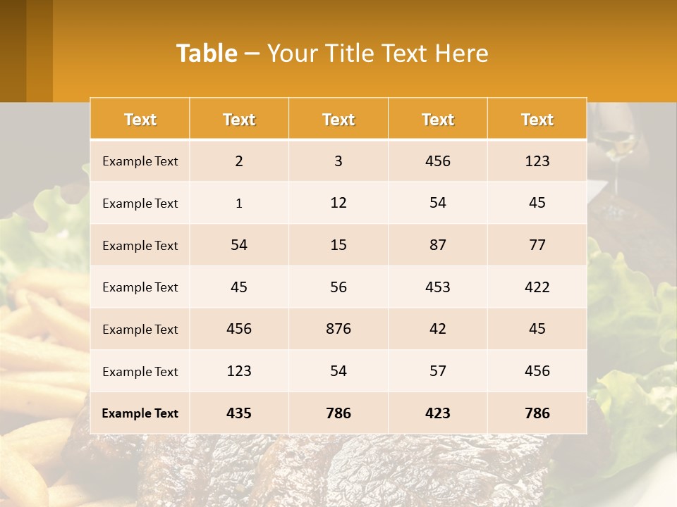 A Man And Woman Sitting At A Table With A Plate Of Food PowerPoint Template