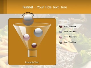 A Man And Woman Sitting At A Table With A Plate Of Food PowerPoint Template