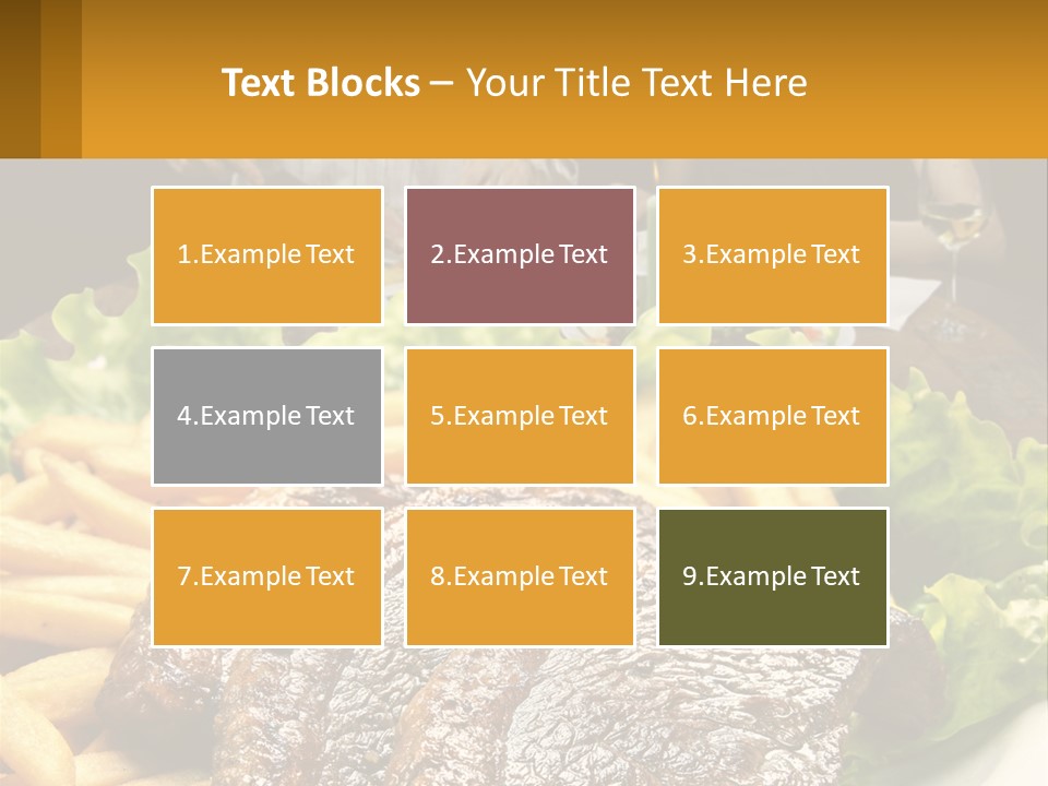 A Man And Woman Sitting At A Table With A Plate Of Food PowerPoint Template