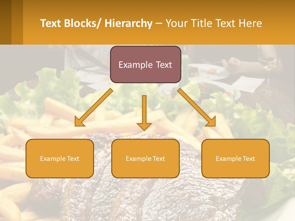 A Man And Woman Sitting At A Table With A Plate Of Food PowerPoint Template