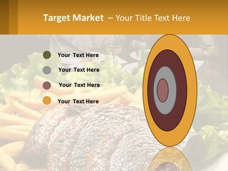 A Man And Woman Sitting At A Table With A Plate Of Food PowerPoint Template