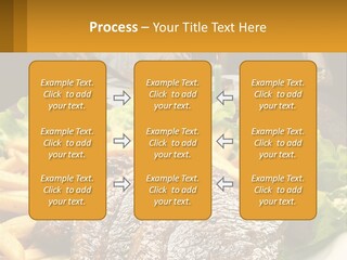 A Man And Woman Sitting At A Table With A Plate Of Food PowerPoint Template