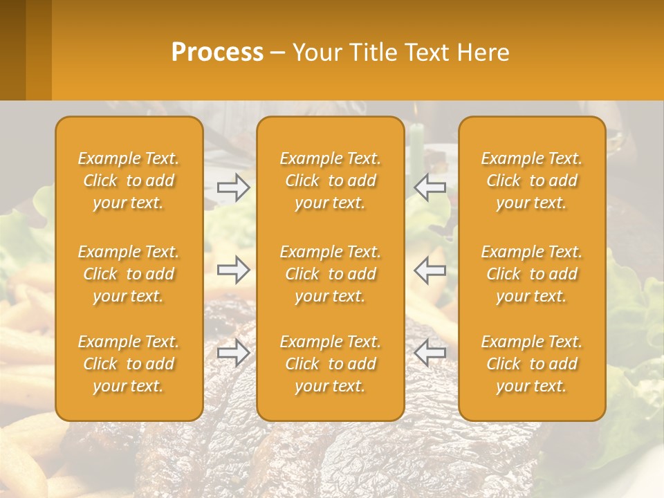 A Man And Woman Sitting At A Table With A Plate Of Food PowerPoint Template