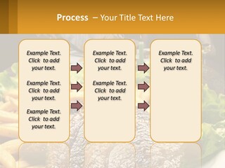 A Man And Woman Sitting At A Table With A Plate Of Food PowerPoint Template