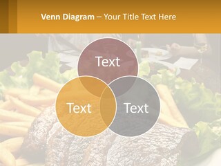 A Man And Woman Sitting At A Table With A Plate Of Food PowerPoint Template