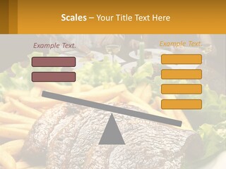 A Man And Woman Sitting At A Table With A Plate Of Food PowerPoint Template