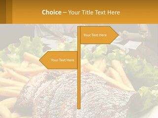 A Man And Woman Sitting At A Table With A Plate Of Food PowerPoint Template