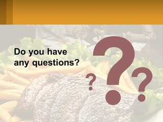 A Man And Woman Sitting At A Table With A Plate Of Food PowerPoint Template