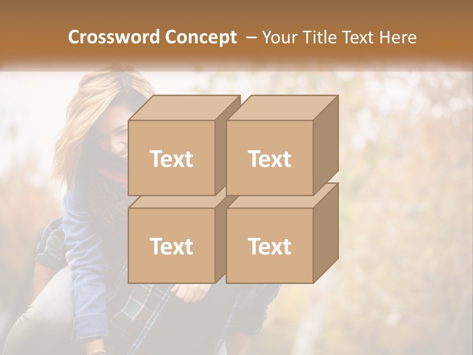 A Man Carrying A Woman On His Back PowerPoint Template