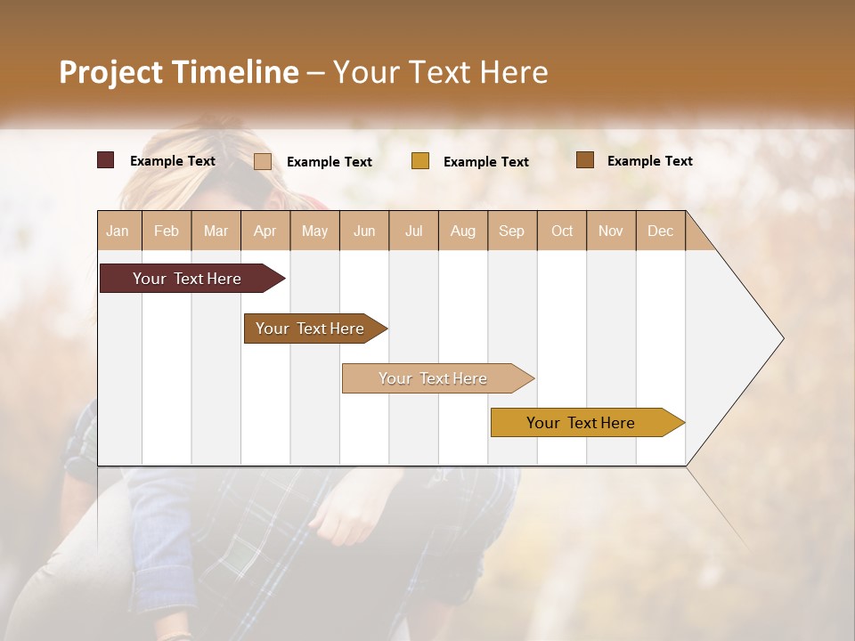 A Man Carrying A Woman On His Back PowerPoint Template