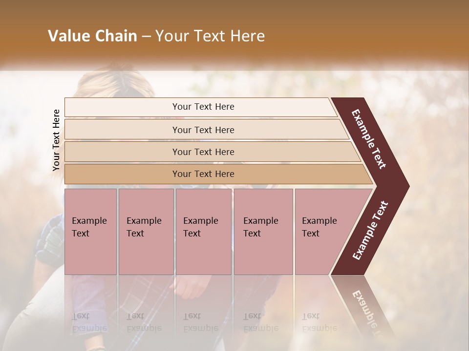 A Man Carrying A Woman On His Back PowerPoint Template