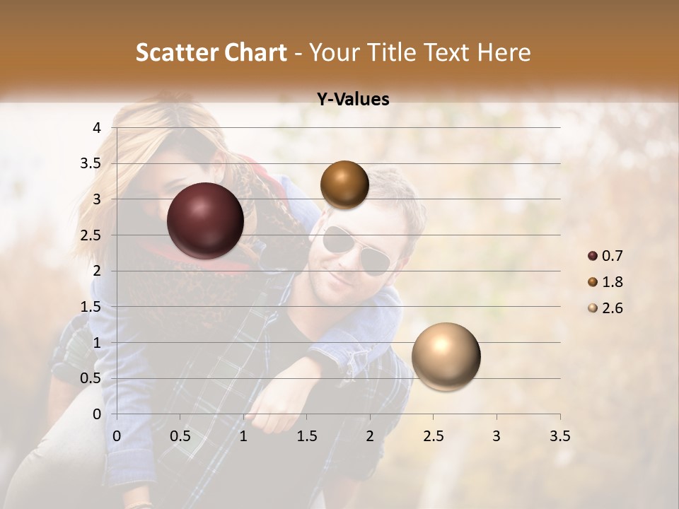 A Man Carrying A Woman On His Back PowerPoint Template