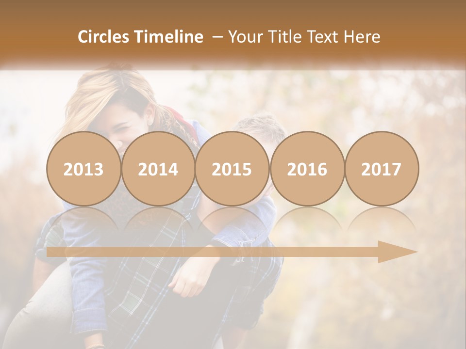 A Man Carrying A Woman On His Back PowerPoint Template