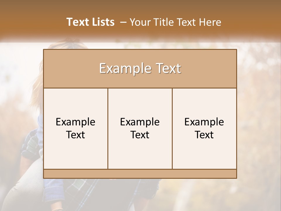 A Man Carrying A Woman On His Back PowerPoint Template