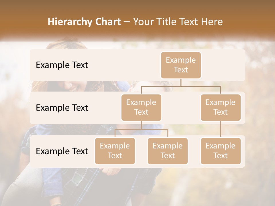 A Man Carrying A Woman On His Back PowerPoint Template
