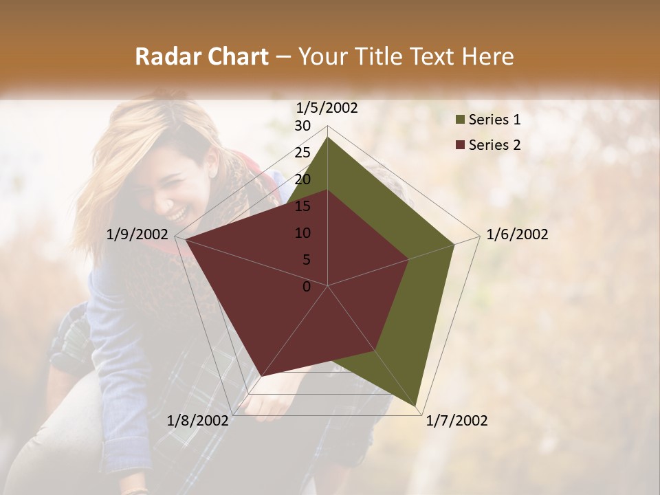 A Man Carrying A Woman On His Back PowerPoint Template