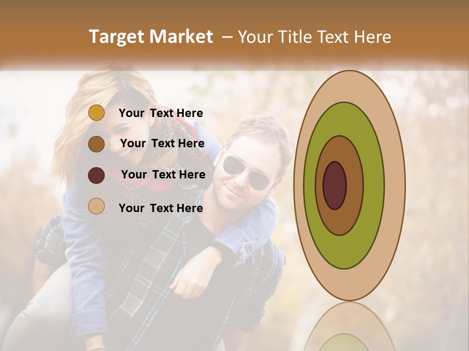 A Man Carrying A Woman On His Back PowerPoint Template