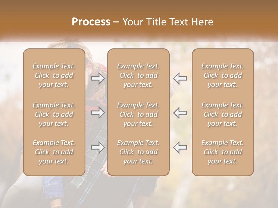 A Man Carrying A Woman On His Back PowerPoint Template
