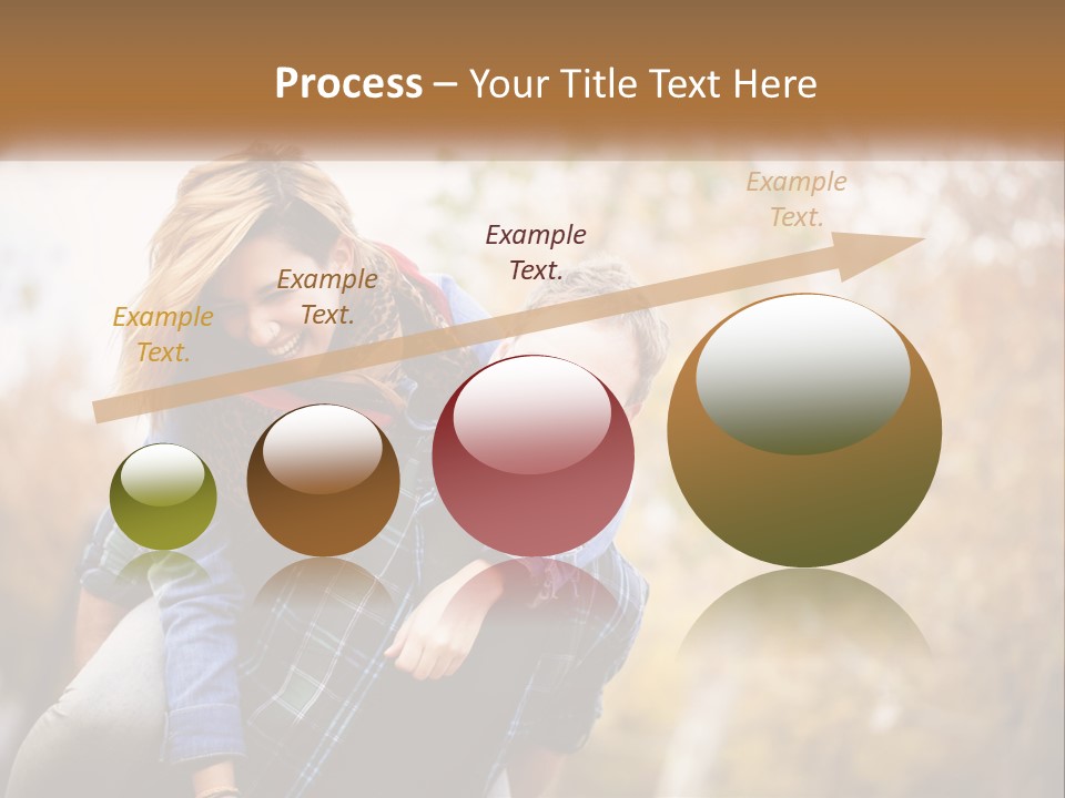 A Man Carrying A Woman On His Back PowerPoint Template