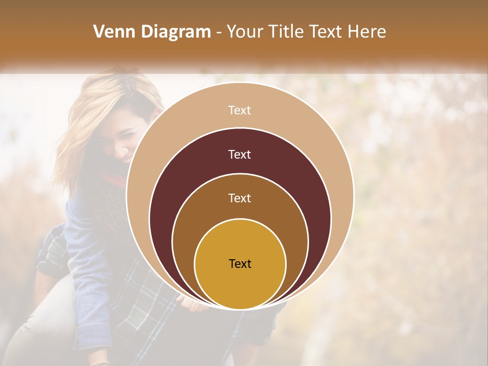 A Man Carrying A Woman On His Back PowerPoint Template