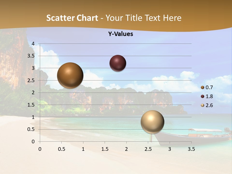 A Boat Sitting On Top Of A Sandy Beach PowerPoint Template