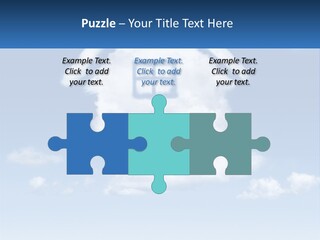 A Cloud Shaped House With A Blue Sky In The Background PowerPoint Template