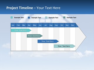 A Cloud Shaped House With A Blue Sky In The Background PowerPoint Template