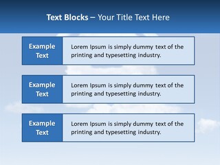 A Cloud Shaped House With A Blue Sky In The Background PowerPoint Template