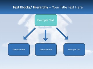 A Cloud Shaped House With A Blue Sky In The Background PowerPoint Template