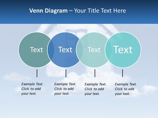 A Cloud Shaped House With A Blue Sky In The Background PowerPoint Template