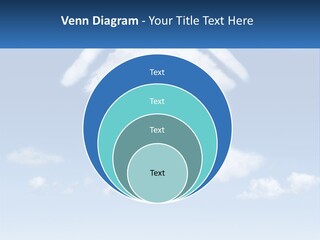 A Cloud Shaped House With A Blue Sky In The Background PowerPoint Template