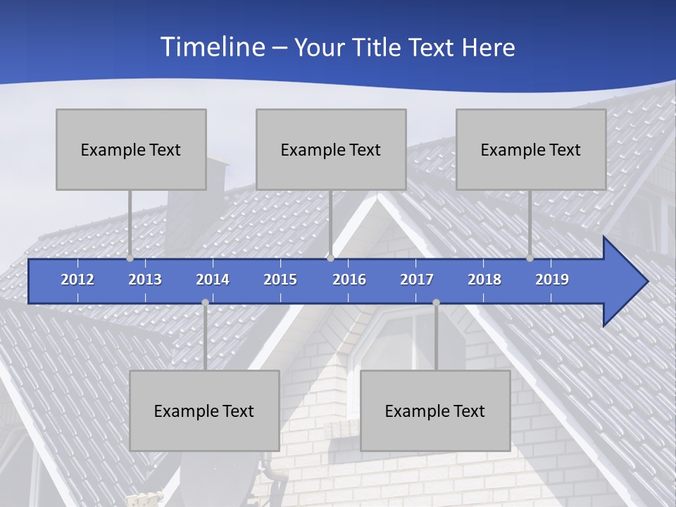 A House With A Satellite Dish On Top Of It PowerPoint Template