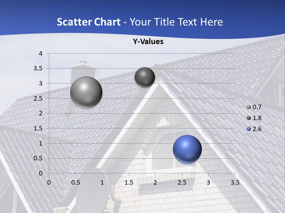 A House With A Satellite Dish On Top Of It PowerPoint Template