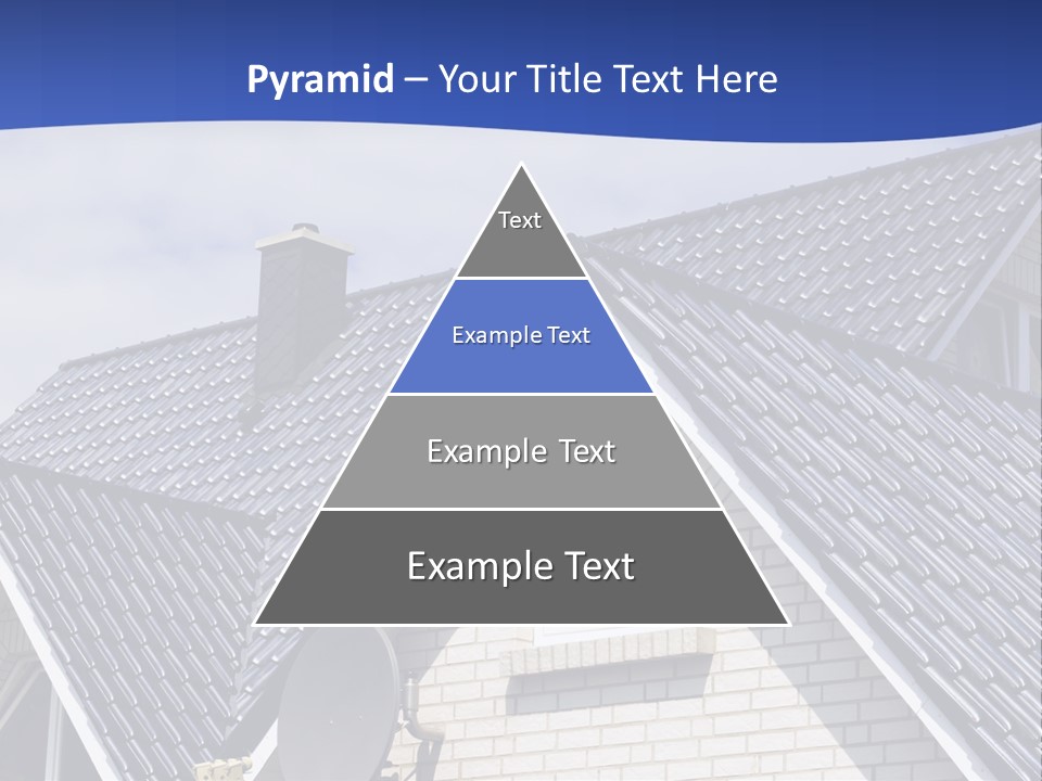 A House With A Satellite Dish On Top Of It PowerPoint Template