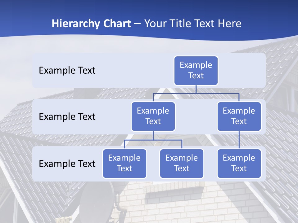 A House With A Satellite Dish On Top Of It PowerPoint Template