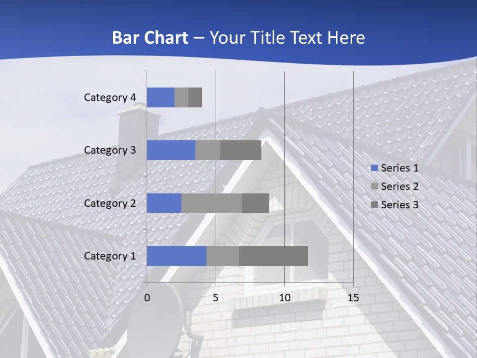 A House With A Satellite Dish On Top Of It PowerPoint Template