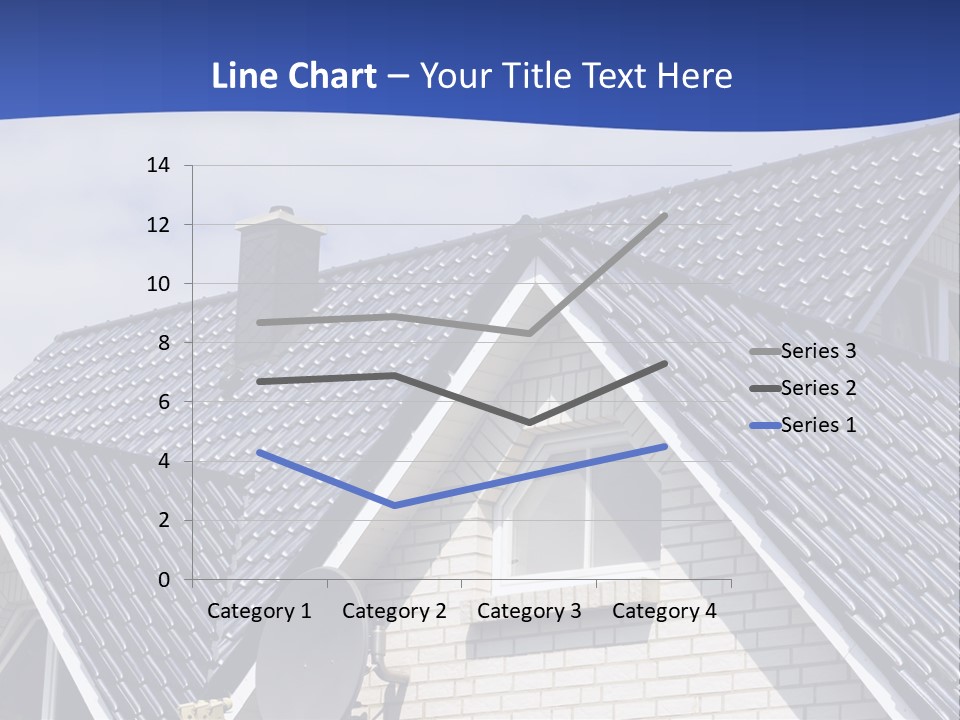 A House With A Satellite Dish On Top Of It PowerPoint Template