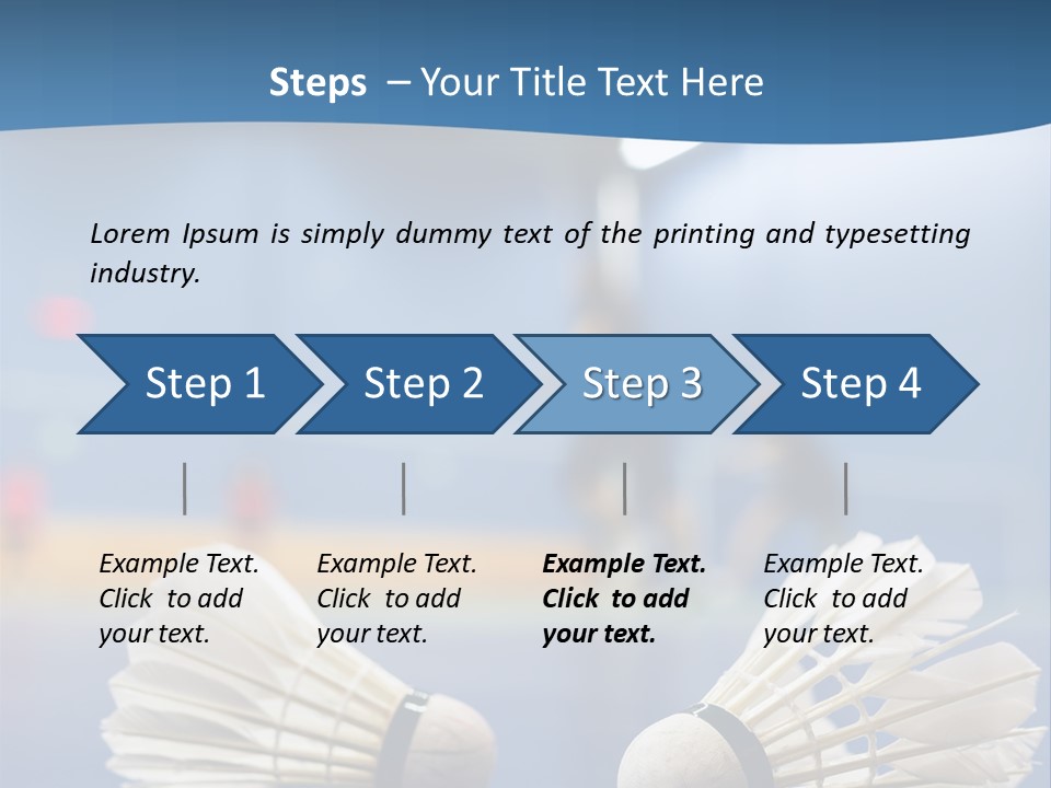 A Couple Of White Bats Sitting On Top Of A Blue Floor PowerPoint Template