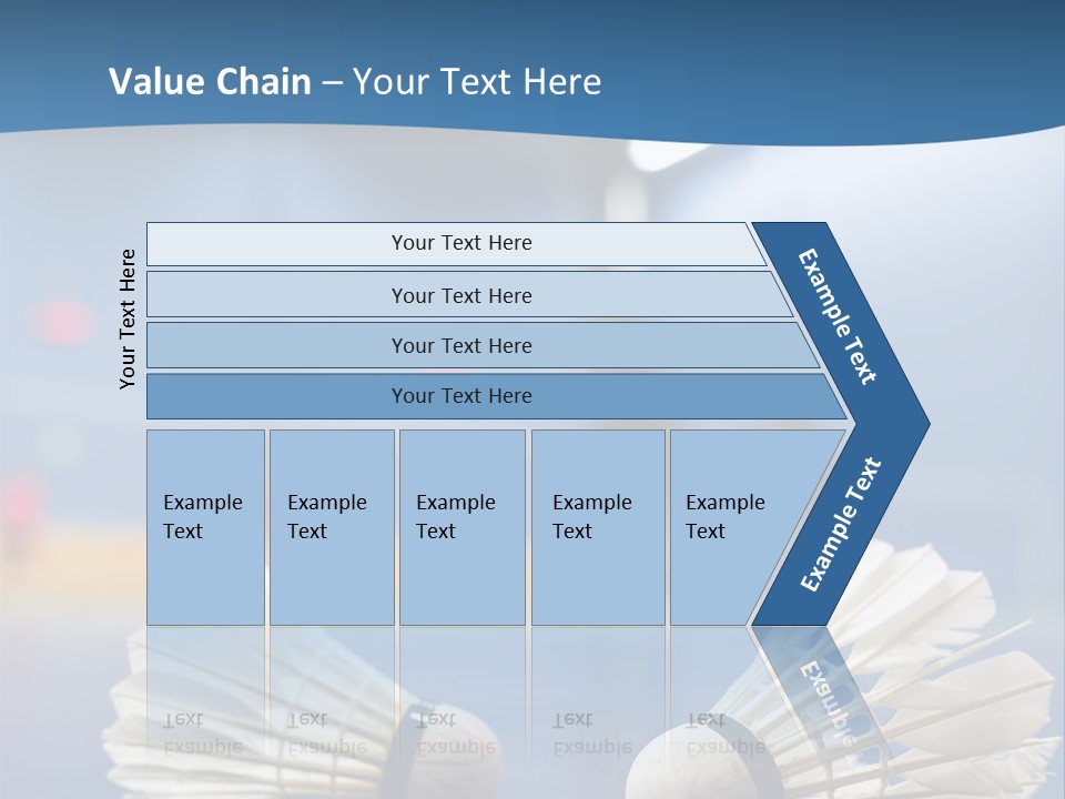 A Couple Of White Bats Sitting On Top Of A Blue Floor PowerPoint Template