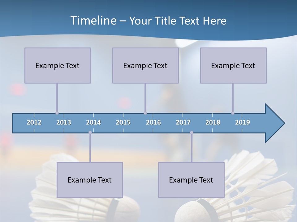 A Couple Of White Bats Sitting On Top Of A Blue Floor PowerPoint Template