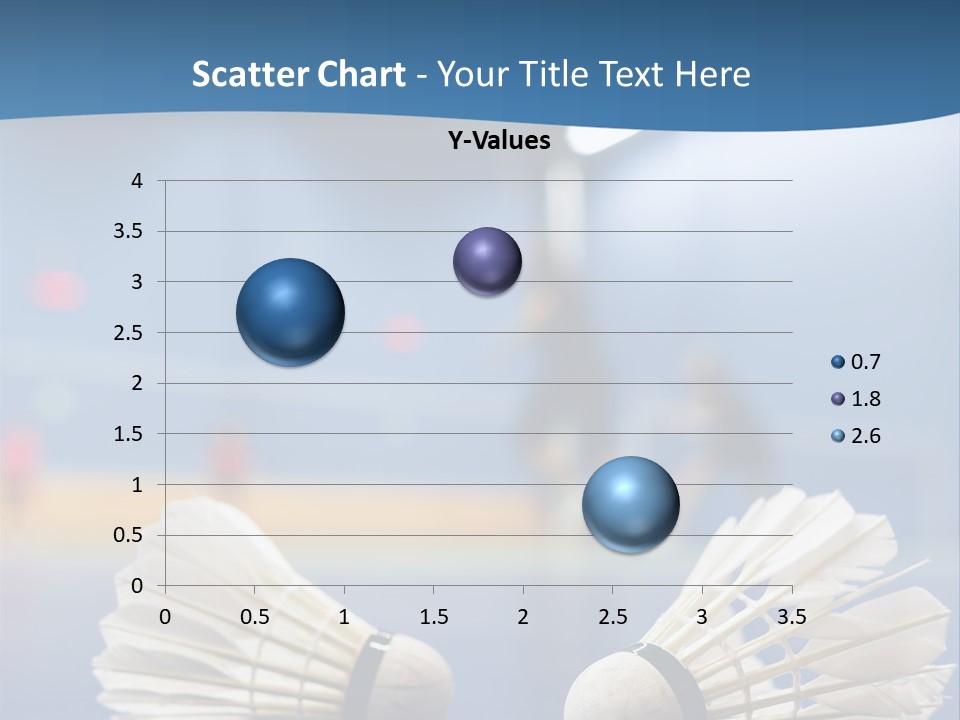 A Couple Of White Bats Sitting On Top Of A Blue Floor PowerPoint Template