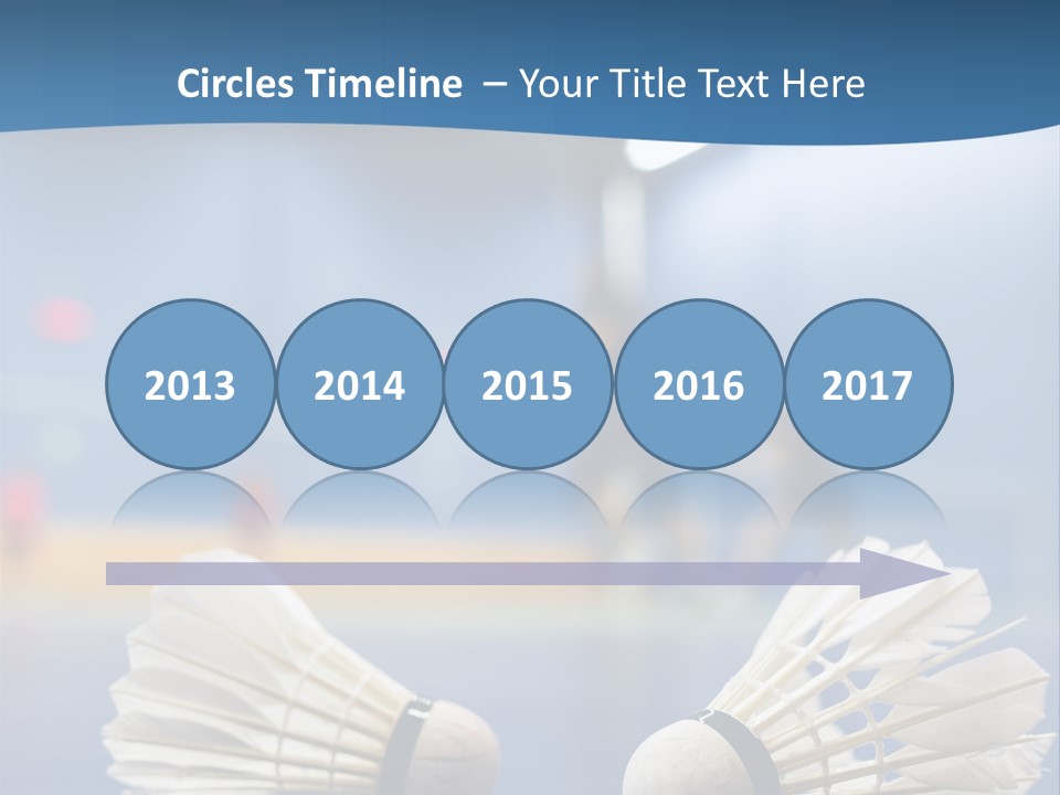 A Couple Of White Bats Sitting On Top Of A Blue Floor PowerPoint Template